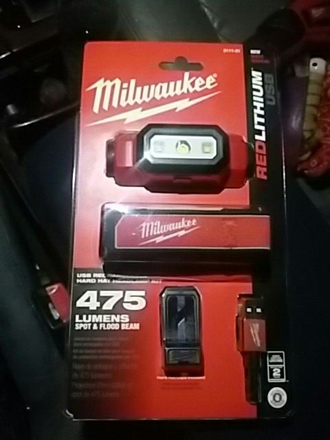 Milwaukee head lamp 475 lumens