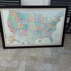 Franed USA Map