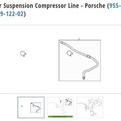 Porsche Cayenne Air Suspension Lines 