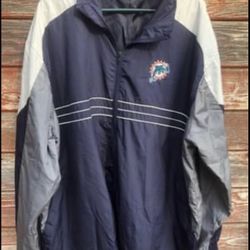 Dolphins NFL SI windbreaker. 2XL. Xxl