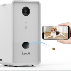 Iseebiz Pet Camera Treat Dispenser