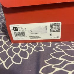 Valentine’s Special ❤️ Puma Viz Runner Repeat White/Black – Men’s 9.5