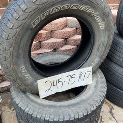 245. 44 R 17 3 Tires