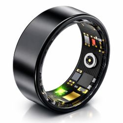 Black Size 10 Smart Ring