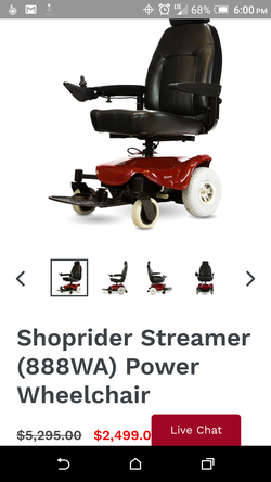 Electric mobile wheelchair (open box) never used