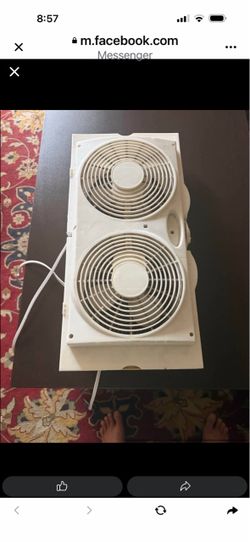 Double window fan like new