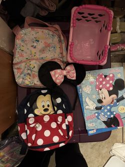 Minnie, Bear, Shark Small Backpacks