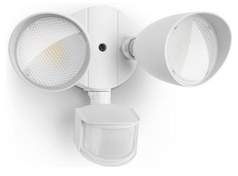 LUTEC 32W 3500 Lumen LED Security Lights Motion Sensor Light Outdoor, 5000K Daylight, IP65 Waterproof, Dusk to Dawn, Motion Detector Flood Light for G
