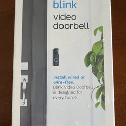 New Blink Video Doorbell-Wired Or Wire Free Two Way Audio HD Video & Alexa