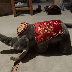 Ringling Brothers Barnum & Bailey Circus 131st Anniversary Plush Elephant "Bo"