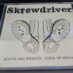 Skrewdriver Boots And Braces / Voice Of Britain CD New Sealed Oi Punk