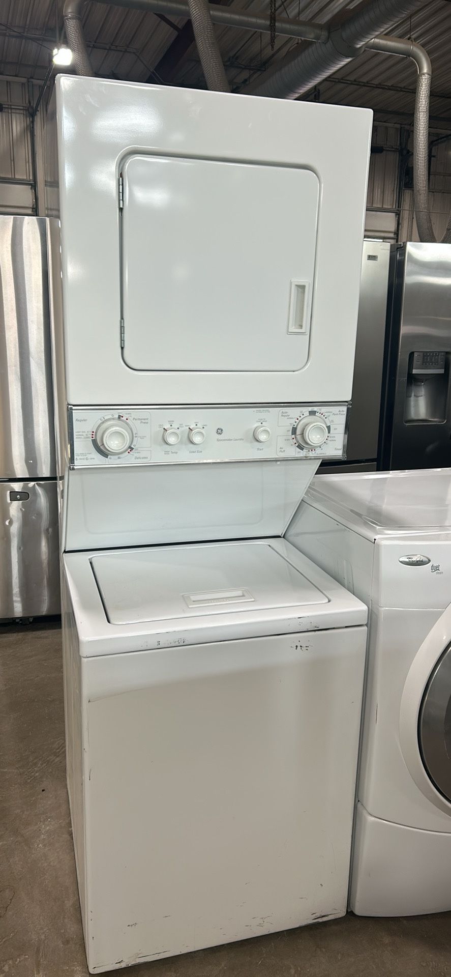 One Piece Stackable Gas Washer And Dryer Set