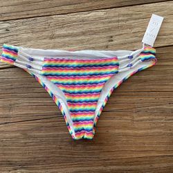 New Vitamin A Swim Designer Bikini Bottoms Small 