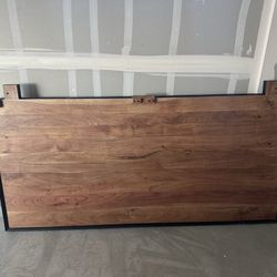 Wooden Bed Headboard (woodwork or table)