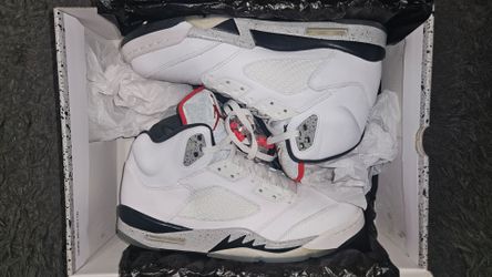 Jordan 5 white cement 10.5