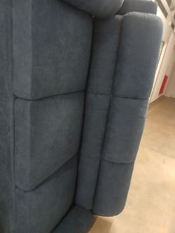 blue sofa