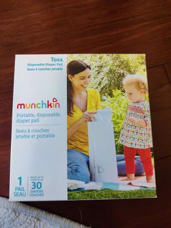 Munchkin portable, disposable, diaper pail - CASH ONLY