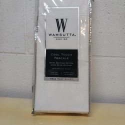 Wamsuta 1 Twin White Flat Sheet
100% Egyptian Cotton