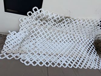 10 pieces white fence