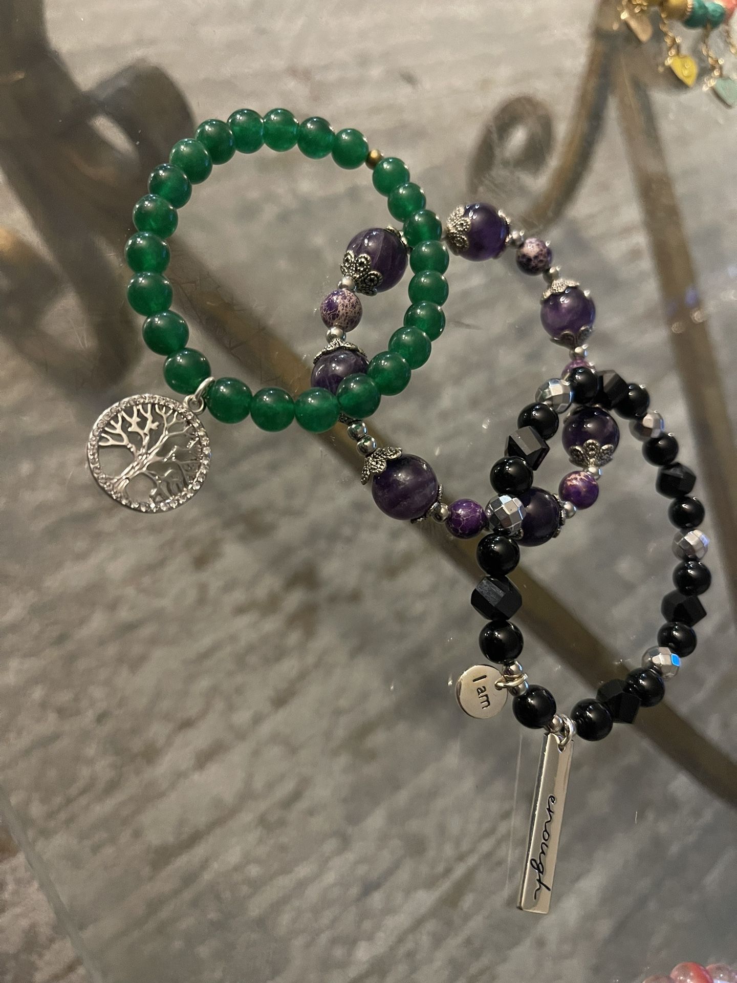 3 Women Gemstone Bracelets 