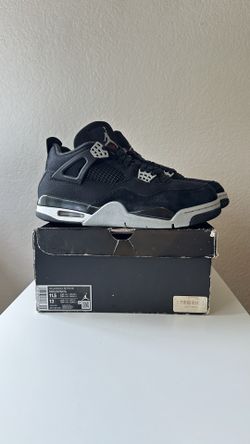 Nike Air Jordan 4s Black Canvas