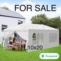 10x20 Canopy Tent Sidewalls Included 