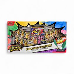 mega evolutions ascended heroes focused fighters premium collection