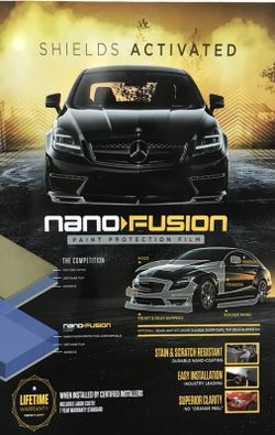 Nano Fusion Paint Protection. Clear bra.