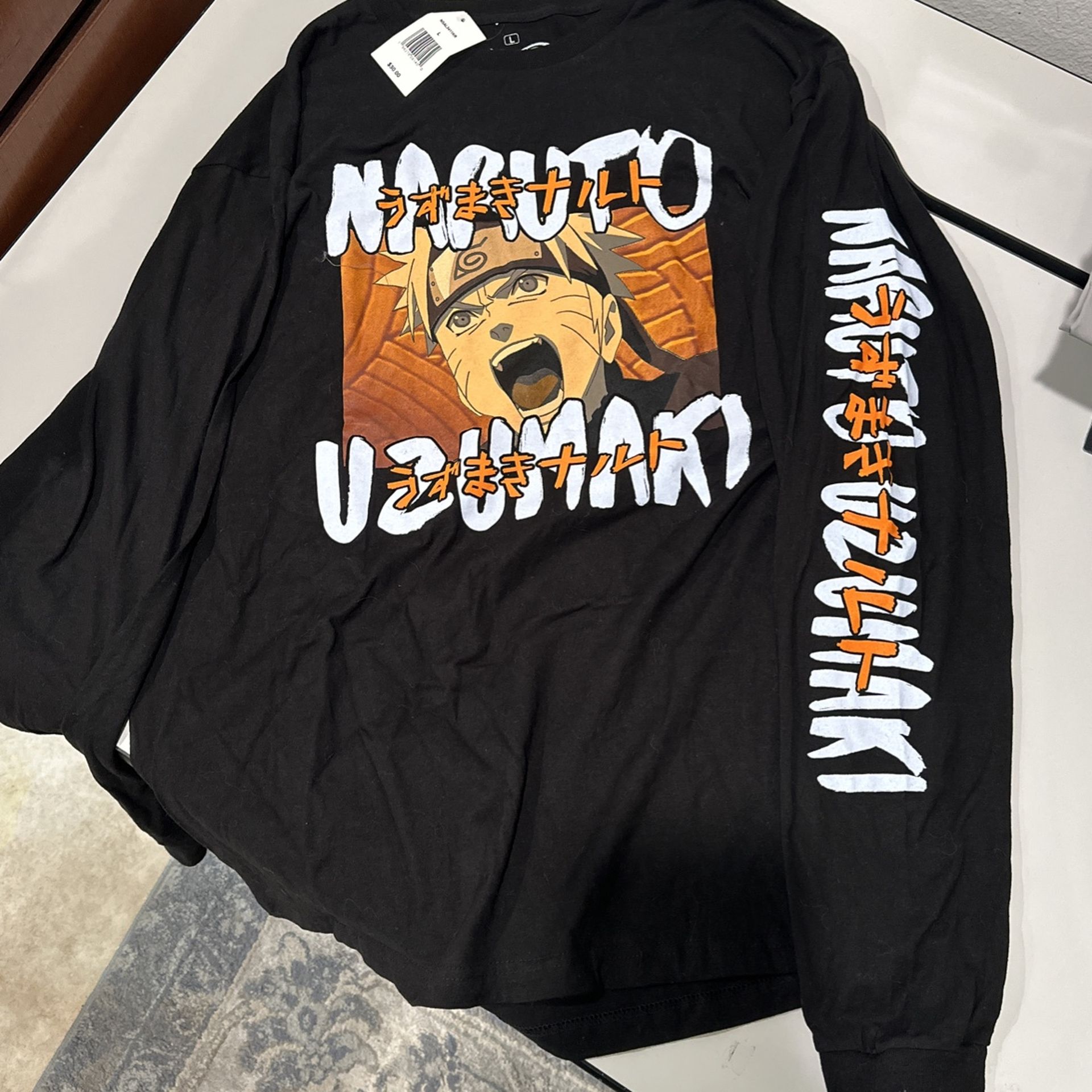 New Long Sleeve Shirt- Naruto
