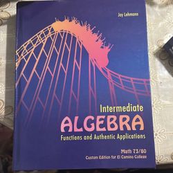 Intermediate Algebra