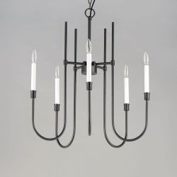MAXIM LIGHTING Tux 9 Light Chandelier 11289BK Lamp
