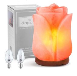 d'aplomb 100% Authentic Natural Himalayan Salt Lamp;Hand Carved