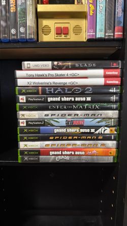 Untested Xbox GameCube PlayStation 2 games UMD PSP movie