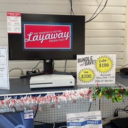 Xbox One + Onn 24” Monitor / BUNDLE COMBO