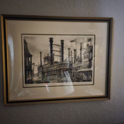 3 Matching Framed Alan Jay Gaines Prints