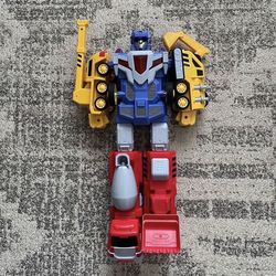 Construction Vehicles Transform Robot Toys  5 in 1 Trucks Gifts for Boys Girls