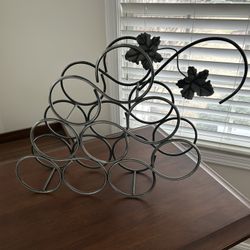 IRON WINE RACK BOTTLE HOLDER