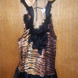 Tiger Girl Halloween Costume 