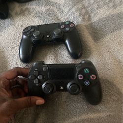 PS4 Pro With 2 Controllers 