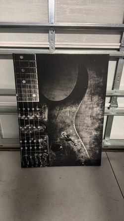 canvas wall art - guitar
