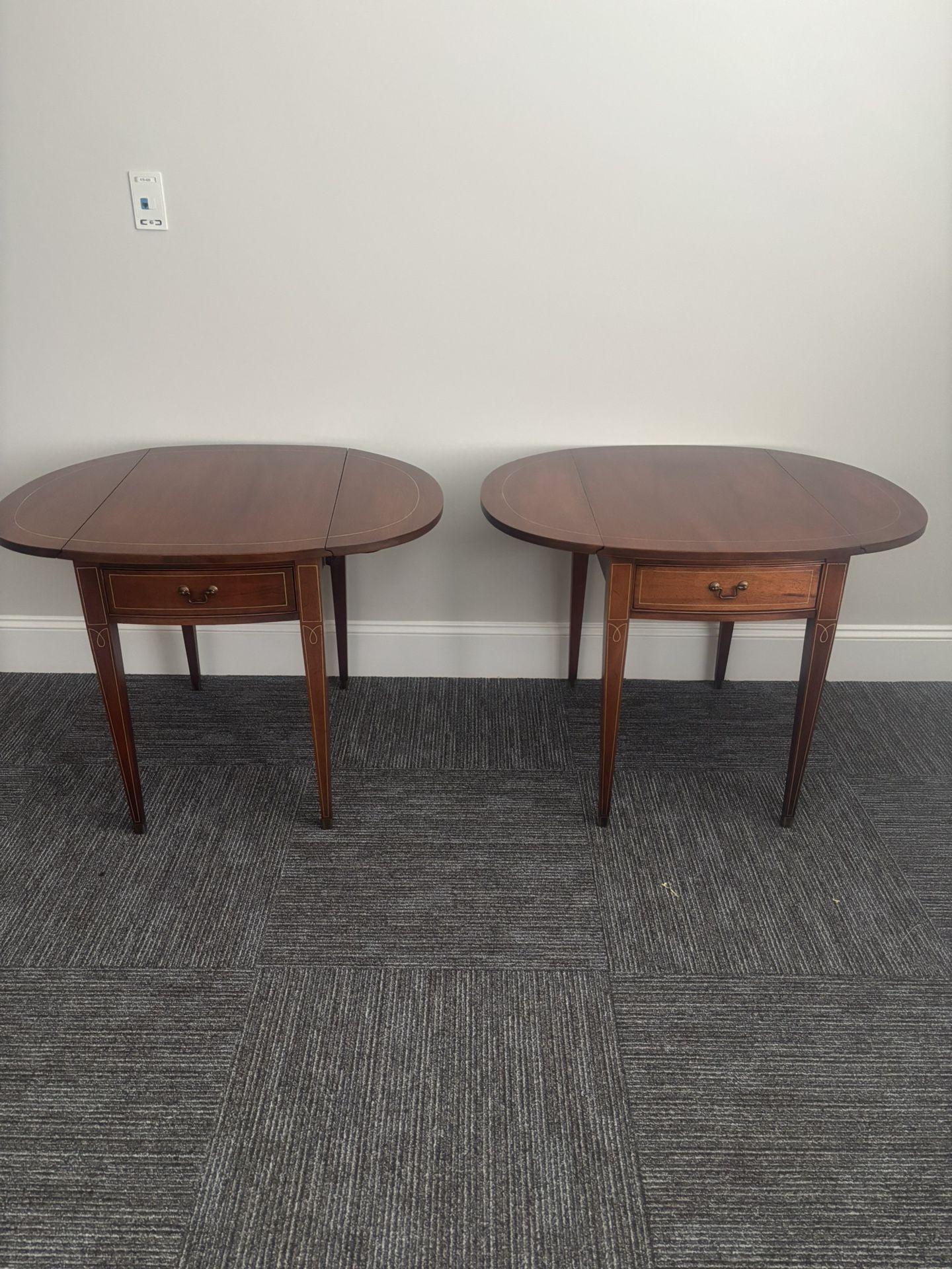 Pair of Wooden Side Tables