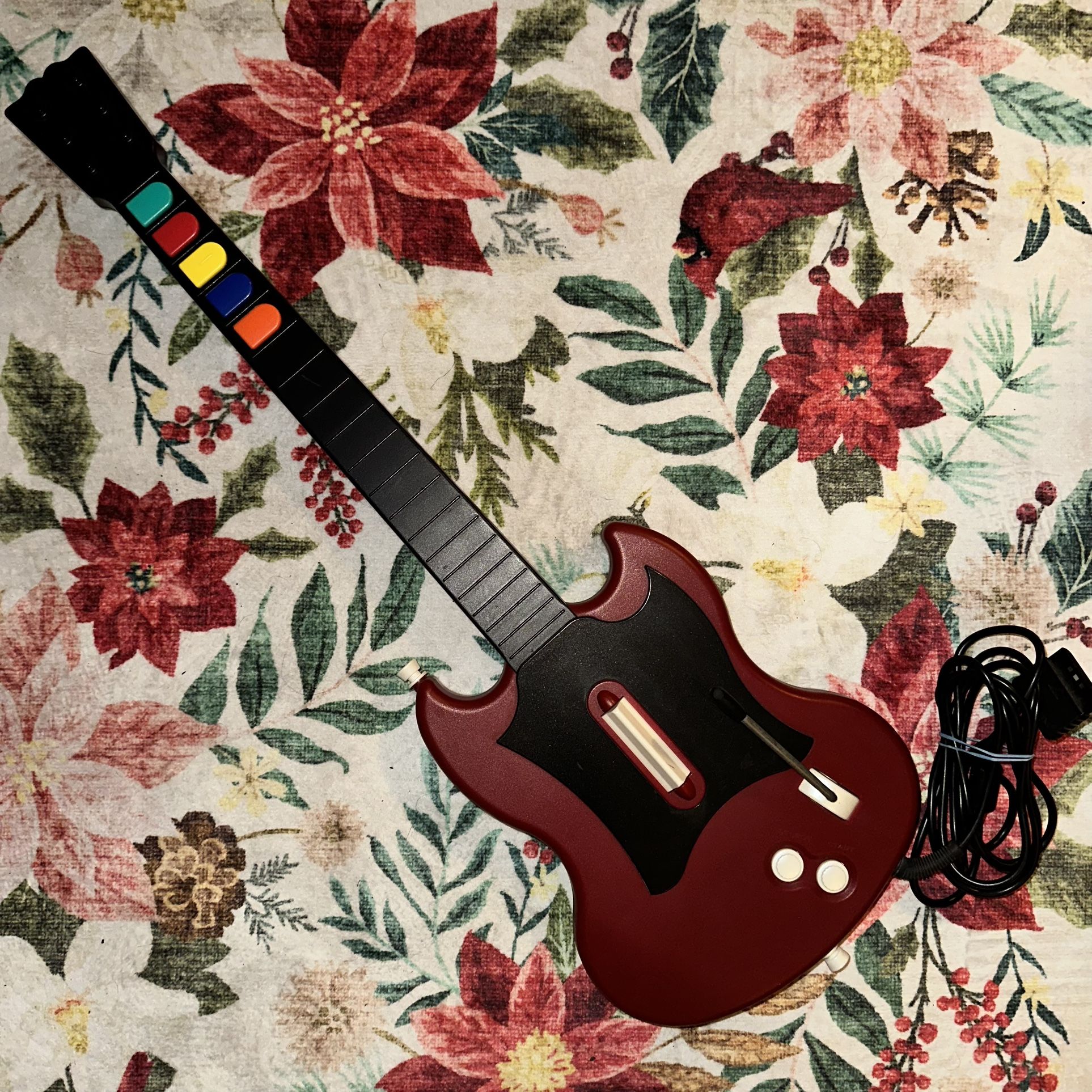 Guitar Hero PS2 Controller Cherry Red Octane