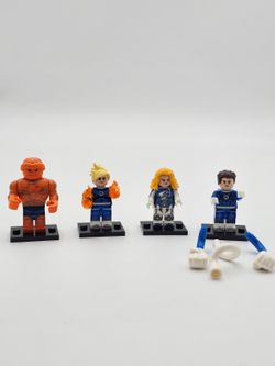 Fantastic 4 Marvel Custom Lego Mini Figures Set