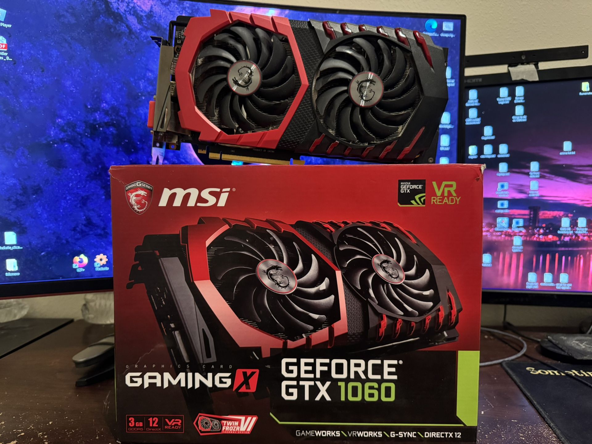 MSI Gaming X GTX 1060 3gb