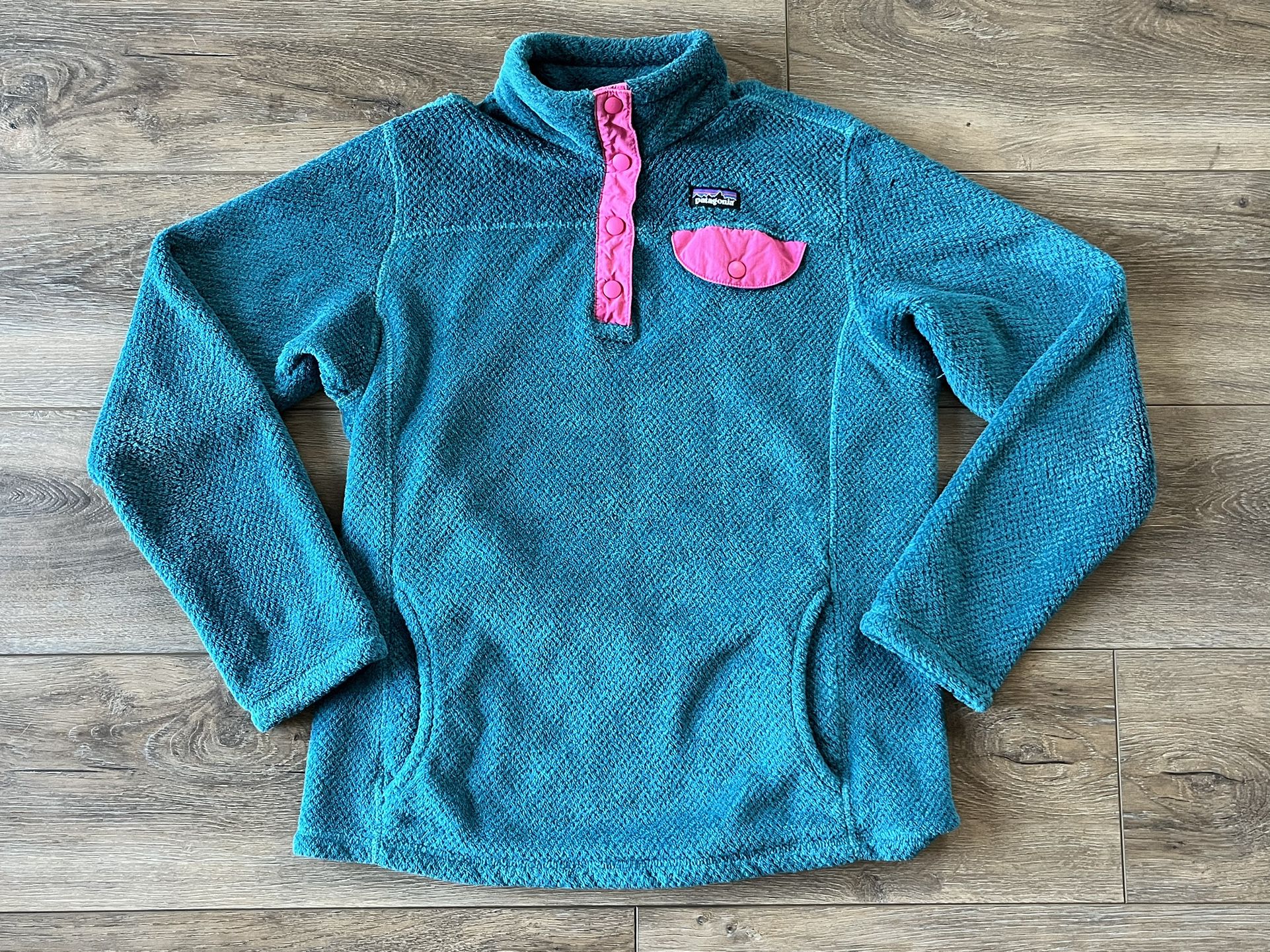 Patagonia Girls Snap T Fleece Pullover Jacket XL/ 14
