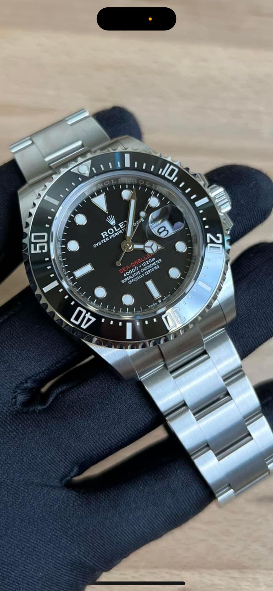 New Rolex Sea-Dweller 43 Black Red Letters (FULL SET)