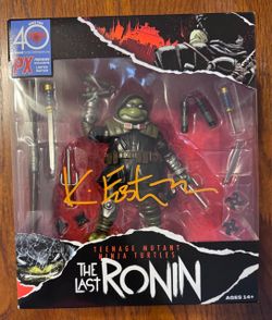 Previews Exclusive TMNT Last Ronin Figure Kevin Eastman Signed