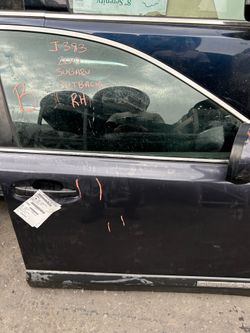 2010 - 2014 Subaru Outback Front Door Passenger Side RH Gray J383