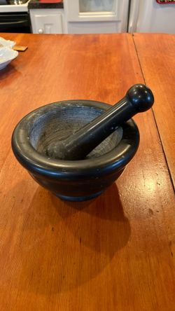 Vintage  Stone/Marble Mortor & Pestle Bowl 