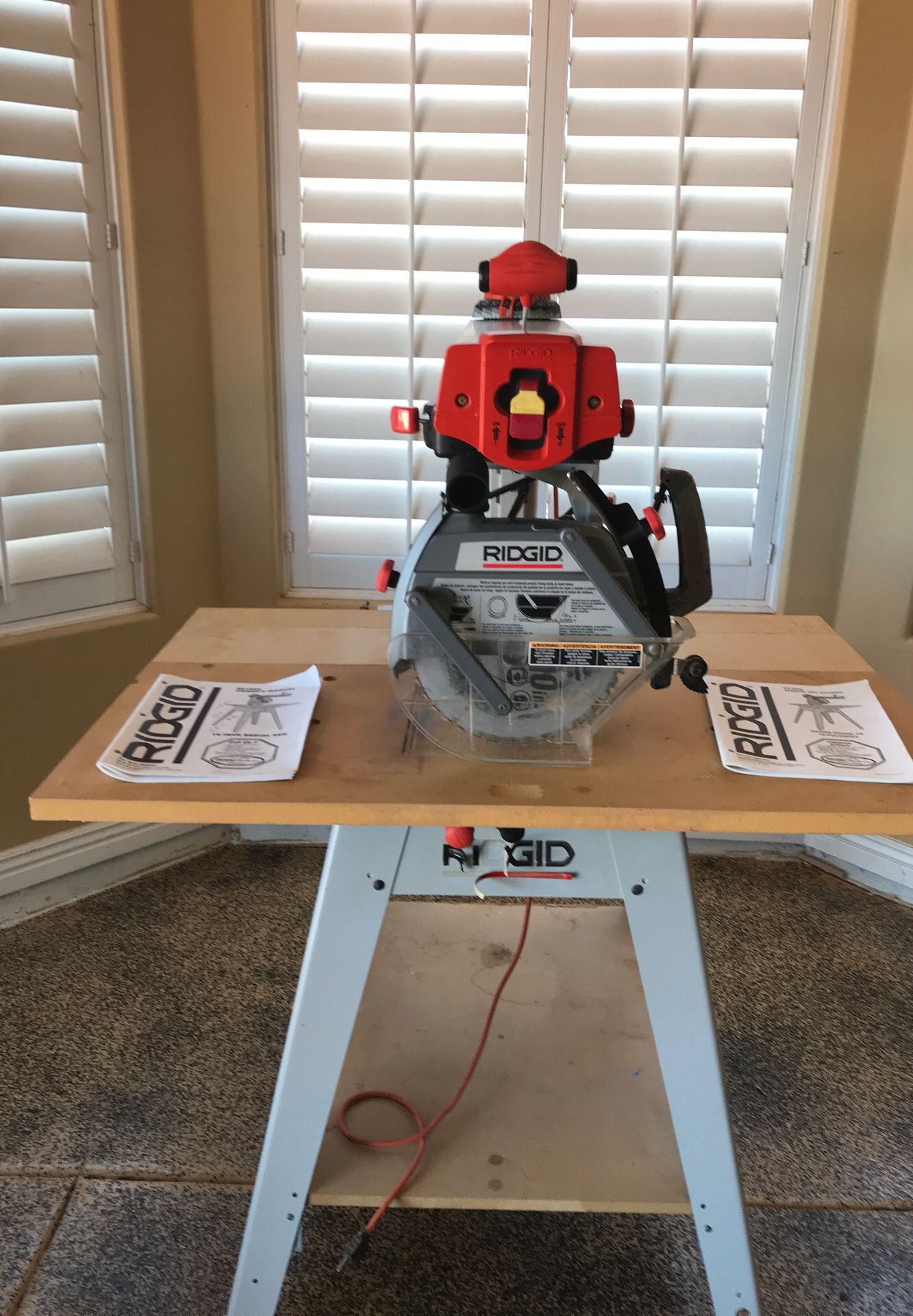 RIDGID 10” RADIAL ARM SAW for Sale in Scottsdale, AZ OfferUp